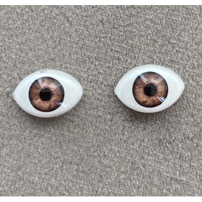 Глаза для кукол, акриловые - 12x8мм (09-HAZEL)
